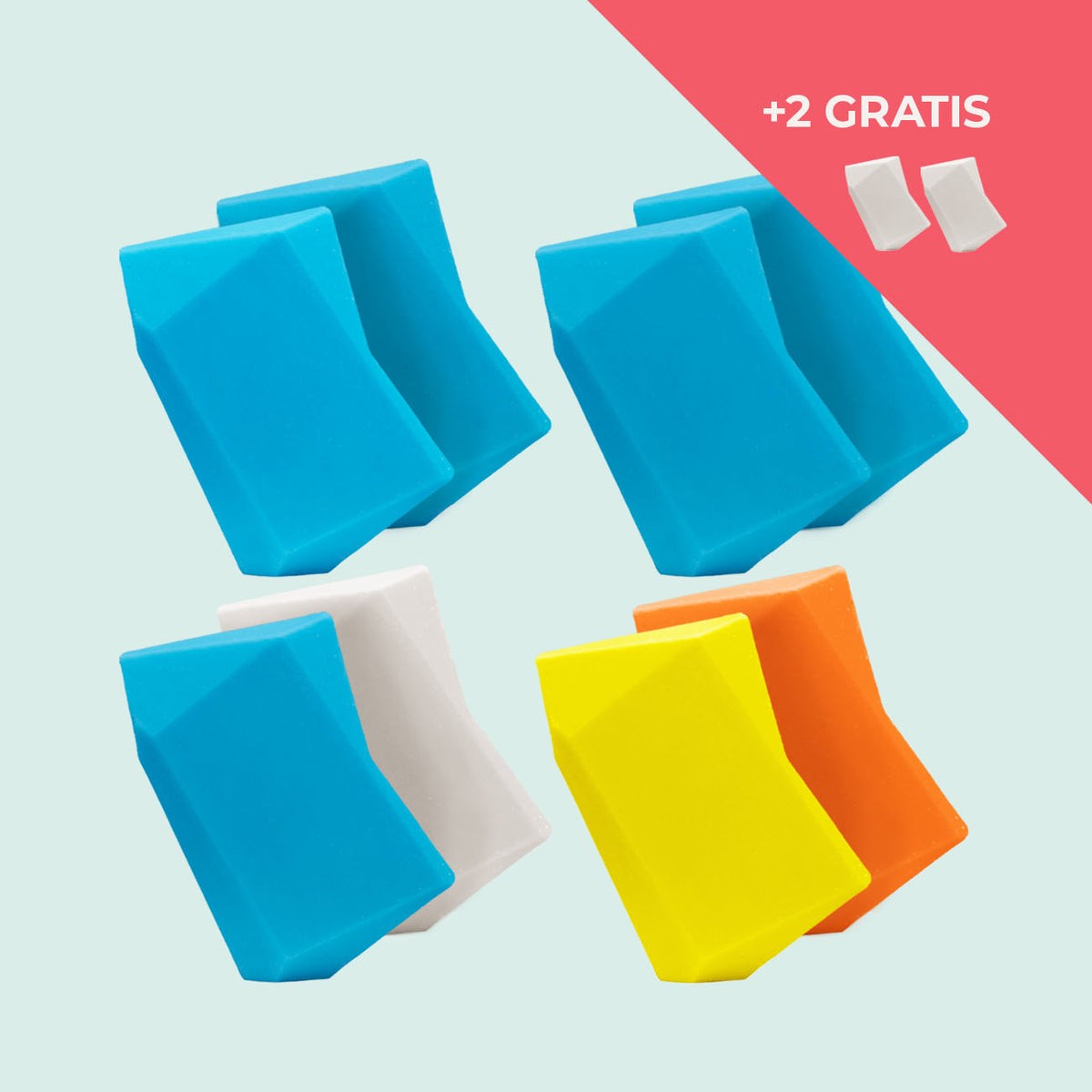 Festes Shampoo Vorratsset. 8 Feste Shampoo & Duschgel inkl. 2 Gratis Feste Shampoo & Duschgel