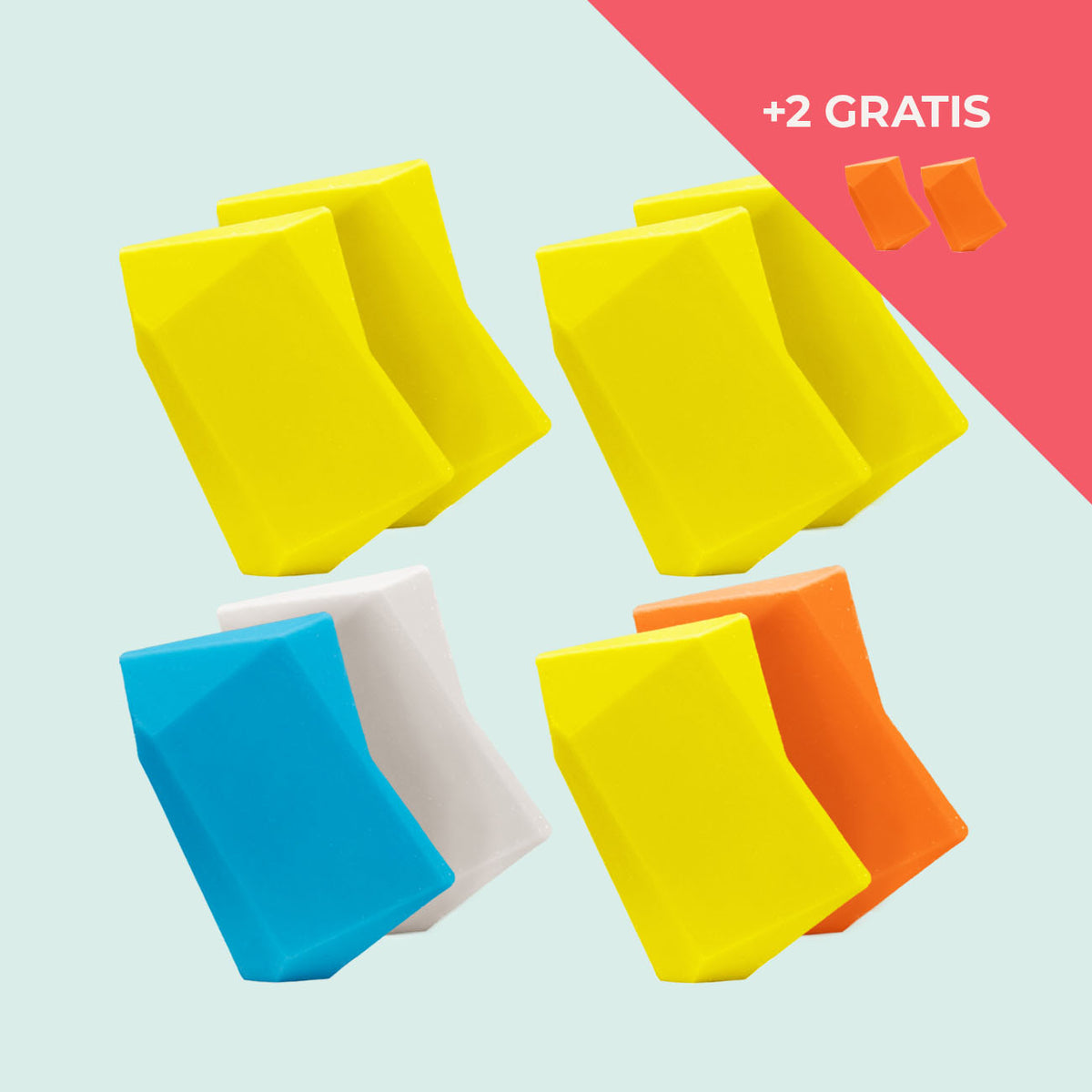 Festes Shampoo Vorratsset. 8 Feste Shampoo & Duschgel inkl. 2 Gratis Feste Shampoo & Duschgel