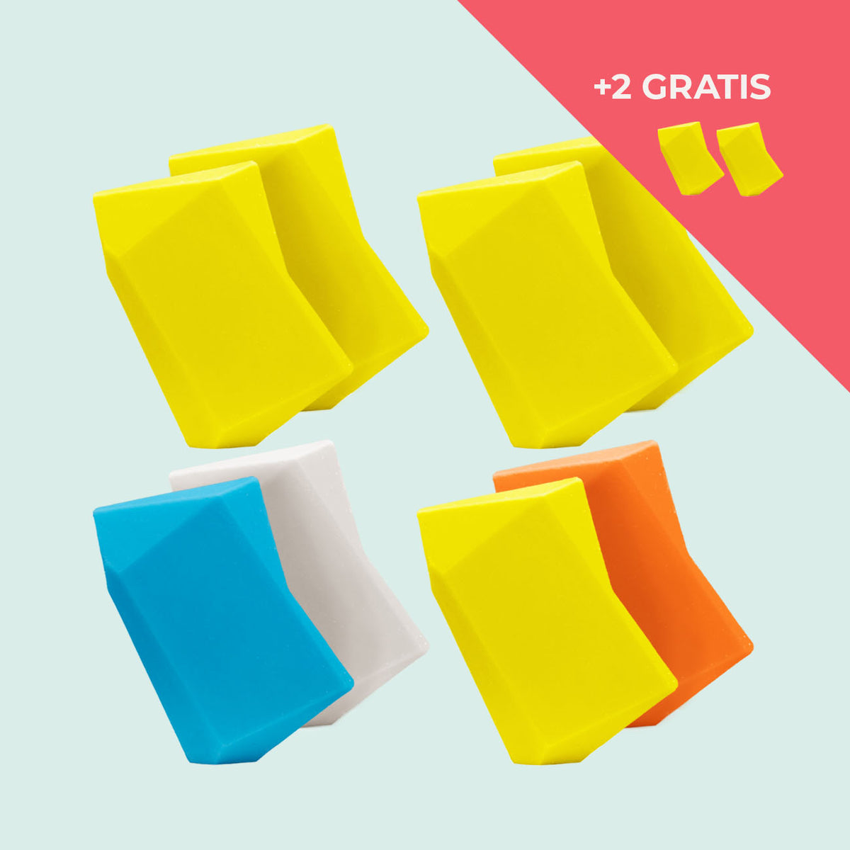 Festes Shampoo Vorratsset. 8 Feste Shampoo & Duschgel inkl. 2 Gratis Feste Shampoo & Duschgel
