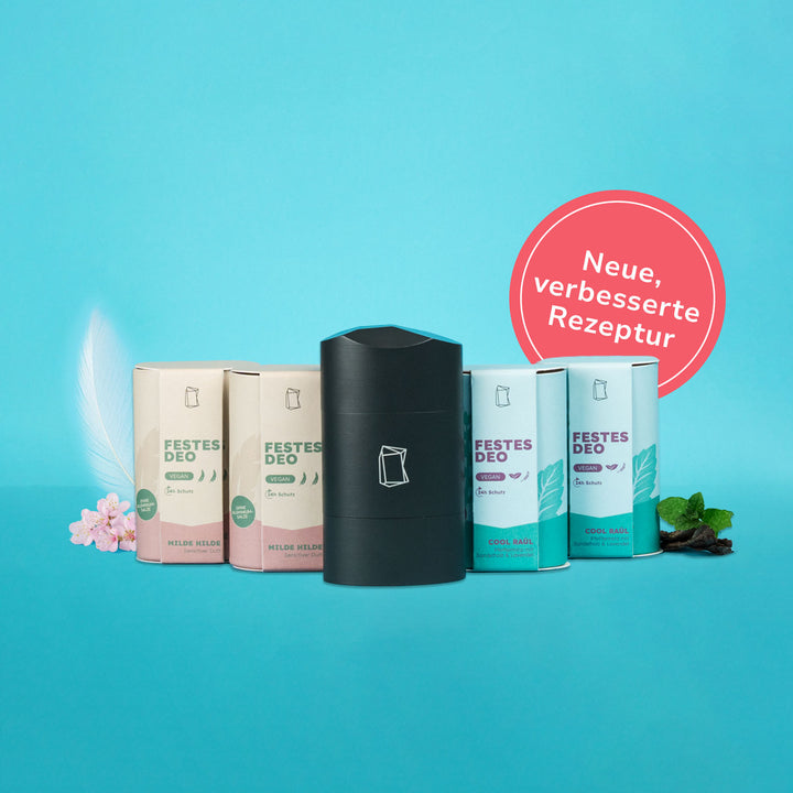 Produktbild Festes Deo gemischter Duft grosses Starterset mit Stoerer
