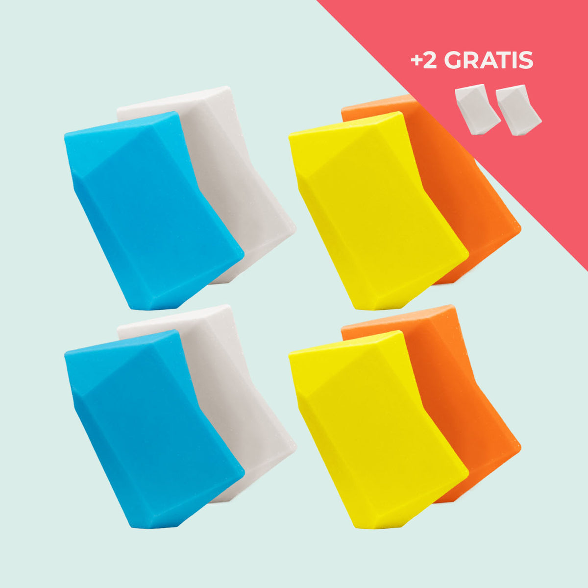 Festes Shampoo Vorratsset. 8 Feste Shampoo & Duschgel inkl. 2 Gratis Feste Shampoo & Duschgel