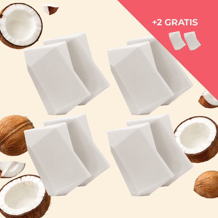 Carlos Cocos - Vorratsset - 8 Duschbrocken +2 Garatis