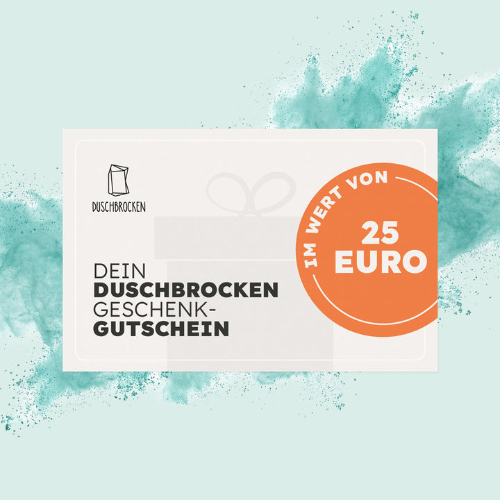 Duschbrocken-Geschenkgutschein