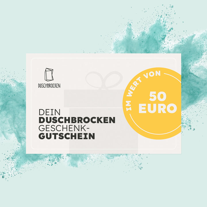 Duschbrocken-Geschenkgutschein