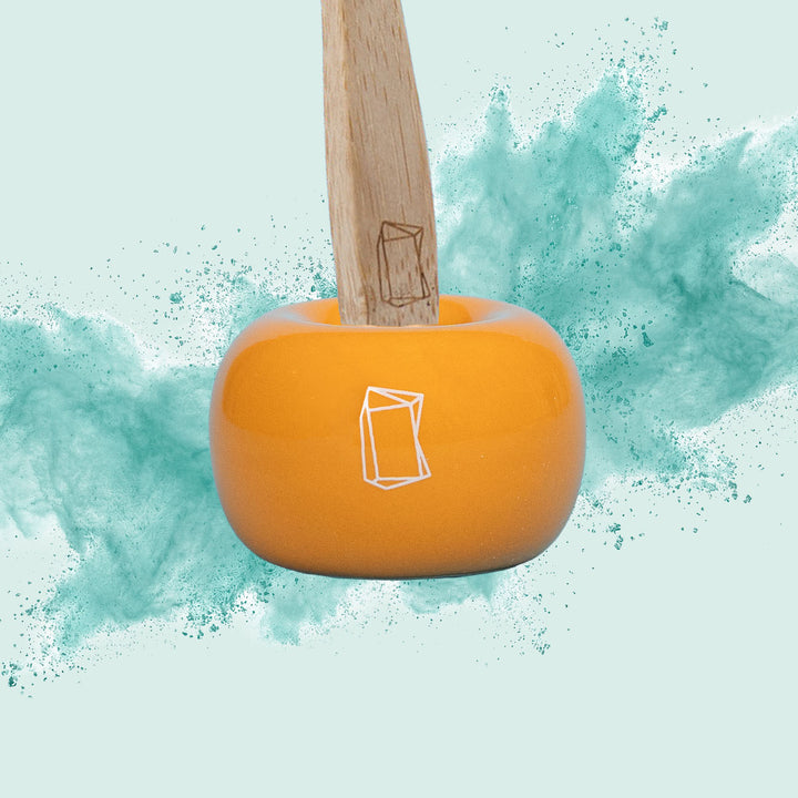 Zahnbürsten Ständer in orange