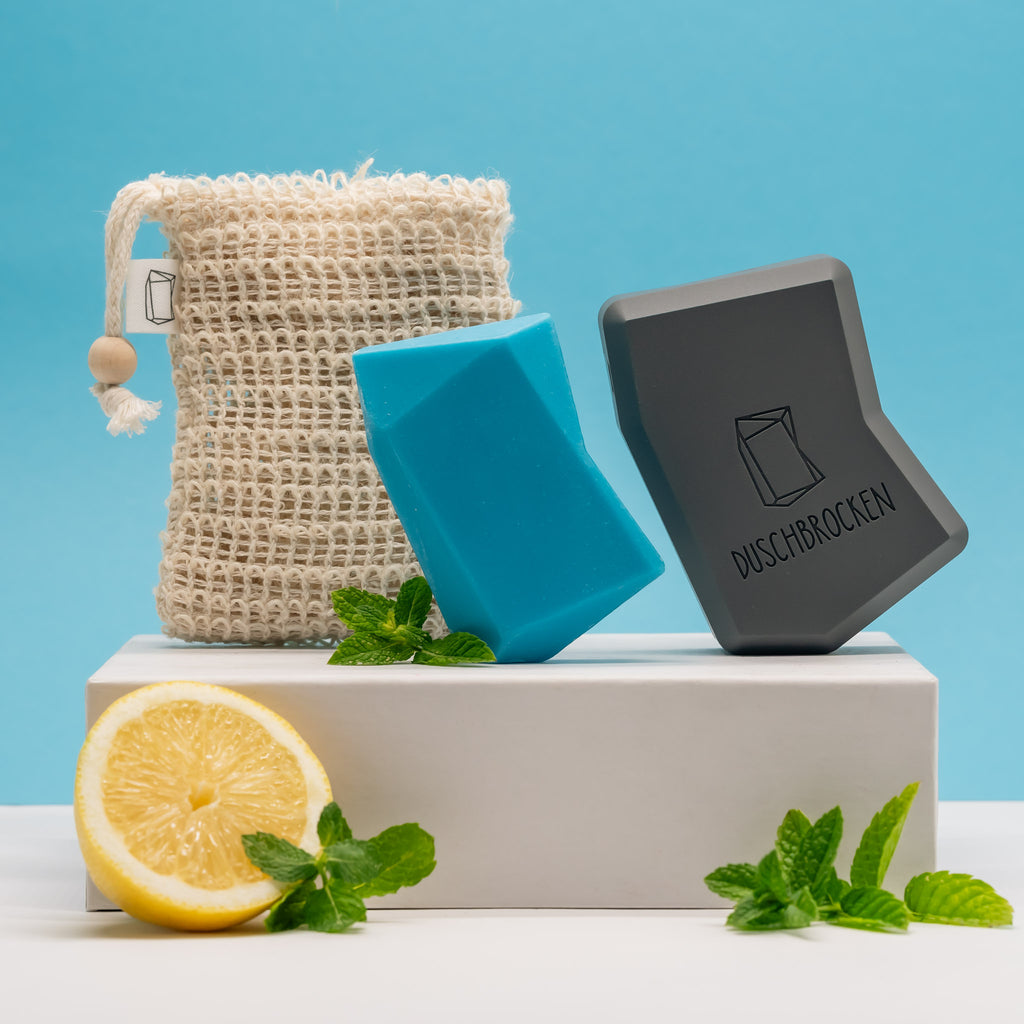 Duschbrocken Starter Set - 2in1 feste Dusche